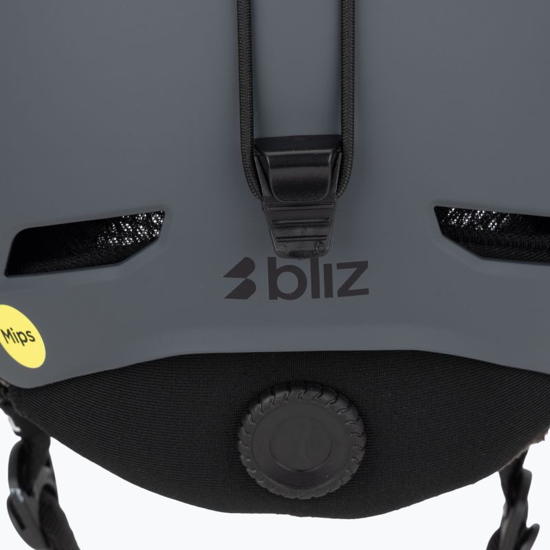 Lyžiarska prilba Bliz S003 MIPS matte grey 7