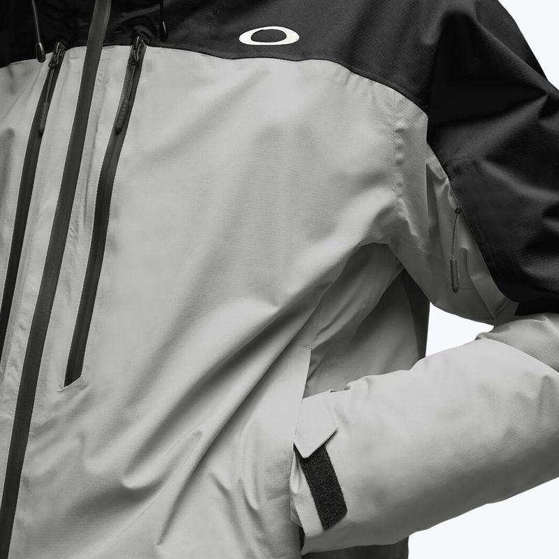 Pánska lyžiarska bunda Oakley Canopy Pro Insulated pitch black/cement 4
