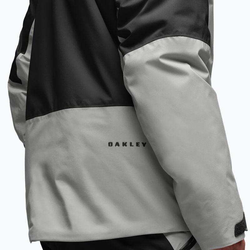 Pánska lyžiarska bunda Oakley Canopy Pro Insulated pitch black/cement 5