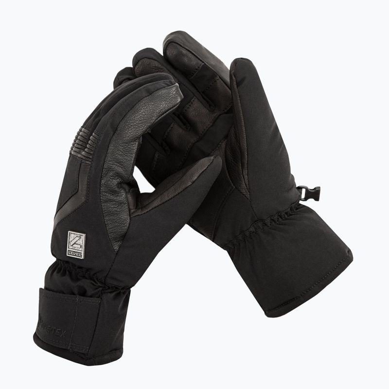 Pánske lyžiarske rukavice Level I Super Radiator Gore Tex black 3224