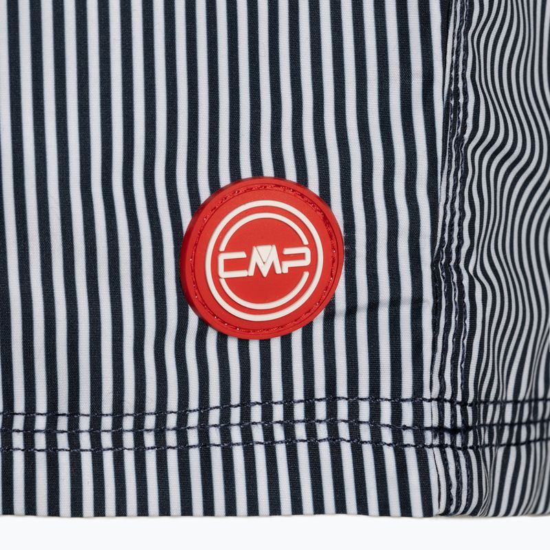 Pánske bielo-modré plavecké šortky CMP 3R50857/21ZE 3