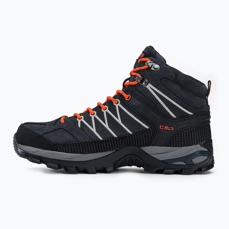 Pánske trekové topánky CMP Rigel Mid grey-orange 3Q12947 10