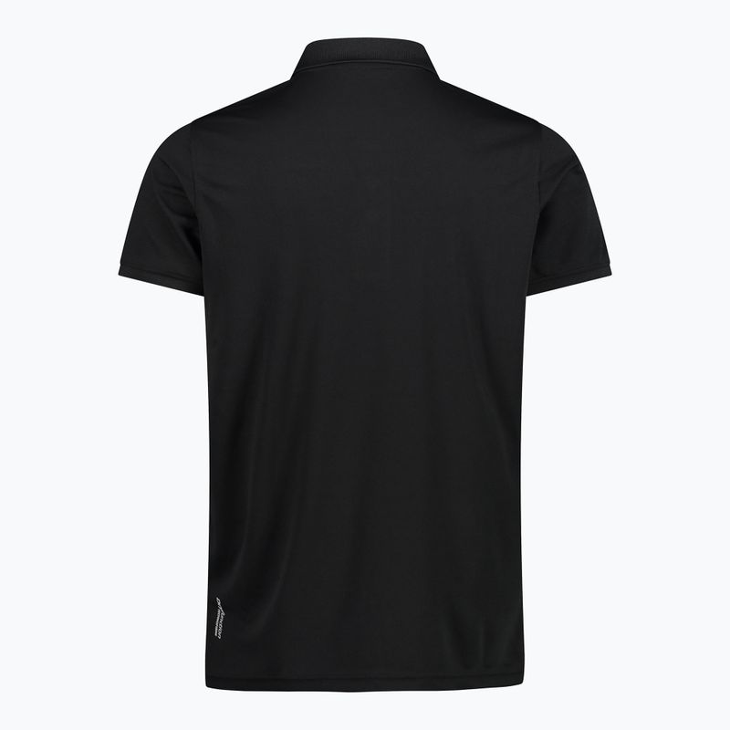 Pánske polo tričko CMP 3T60077 Polo nero/cemento 2