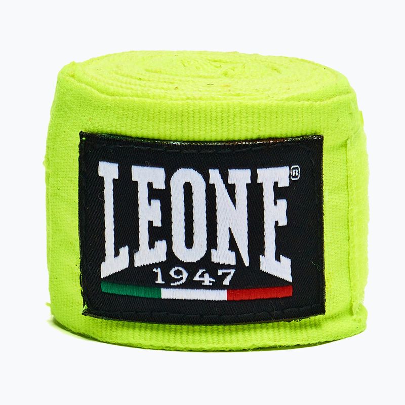 Boxerské bandáže Leone 1947 Hand Wraps 350 cm fluorescent yellow 2