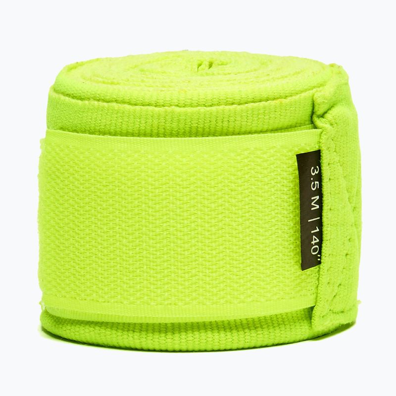 Boxerské bandáže Leone 1947 Hand Wraps 350 cm fluorescent yellow 3