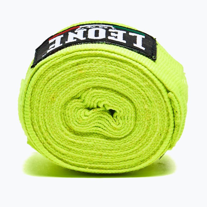Boxerské bandáže Leone 1947 Hand Wraps 350 cm fluorescent yellow 4