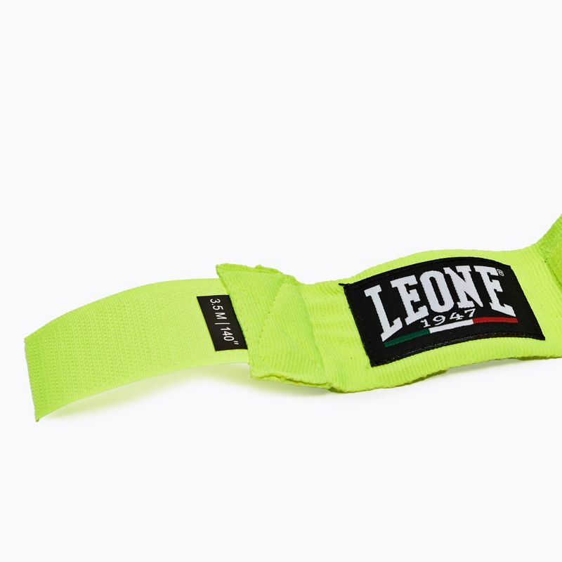 Boxerské bandáže Leone 1947 Hand Wraps 350 cm fluorescent yellow 5