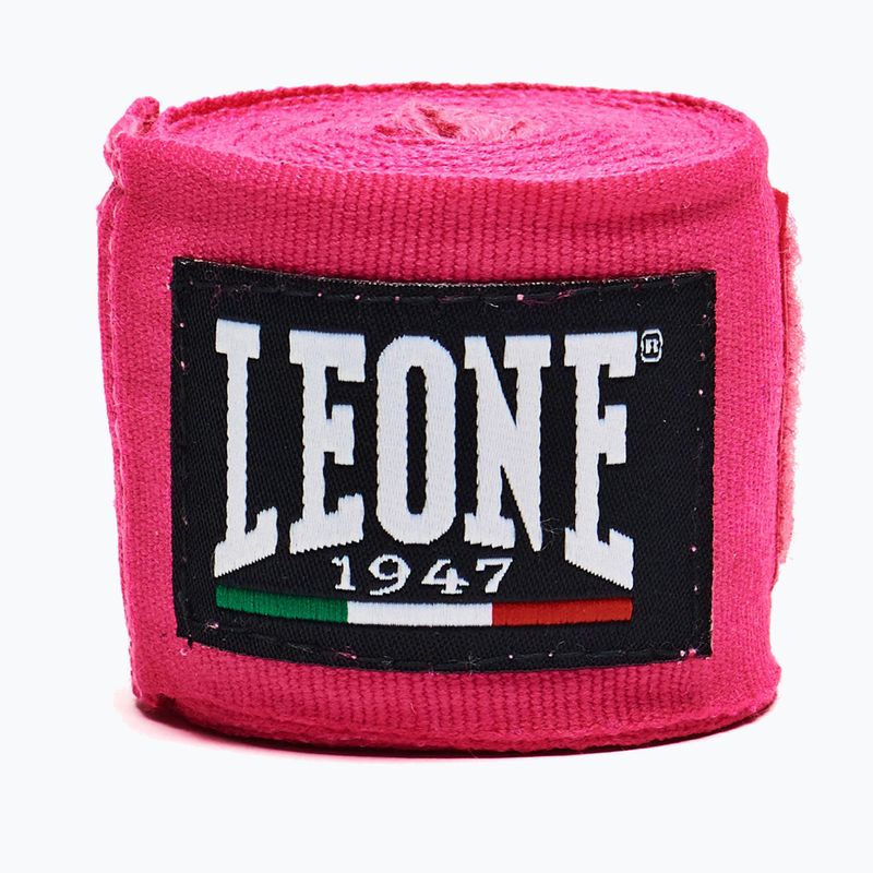 Boxerské bandáže Leone 1947 Hand Wraps 350 cm pink 2