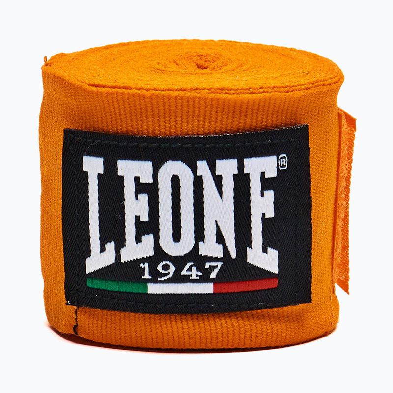 Boxerské bandáže Leone 1947 Hand Wraps 350 cm orange 2