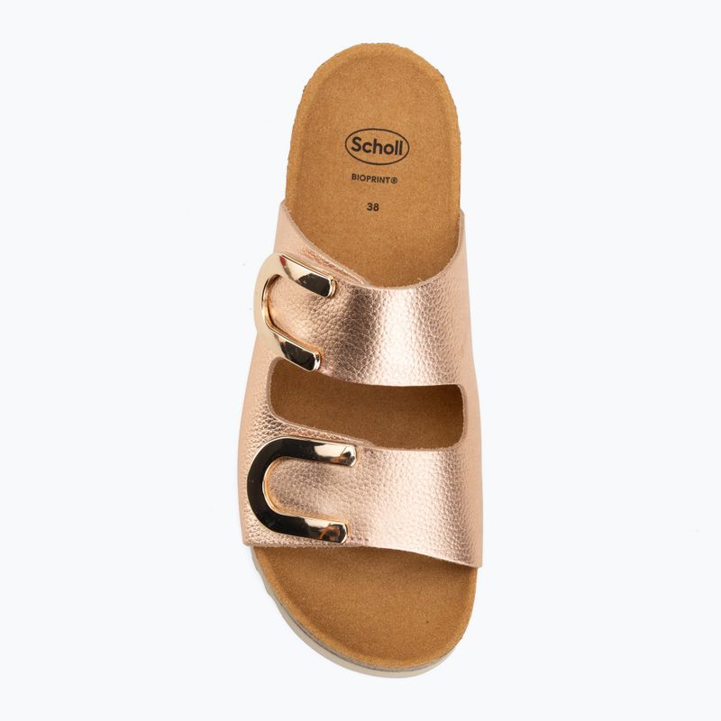 Dámske šľapky Scholl Montery 2 Straps Ad Med rose/gold 5