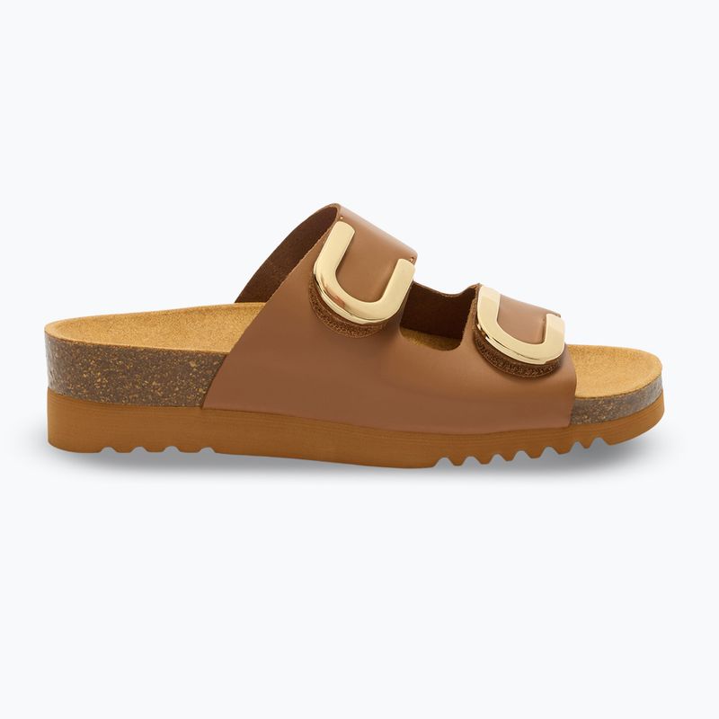Dámske šľapky Scholl Montery 2 Straps Ad Med cognac 2