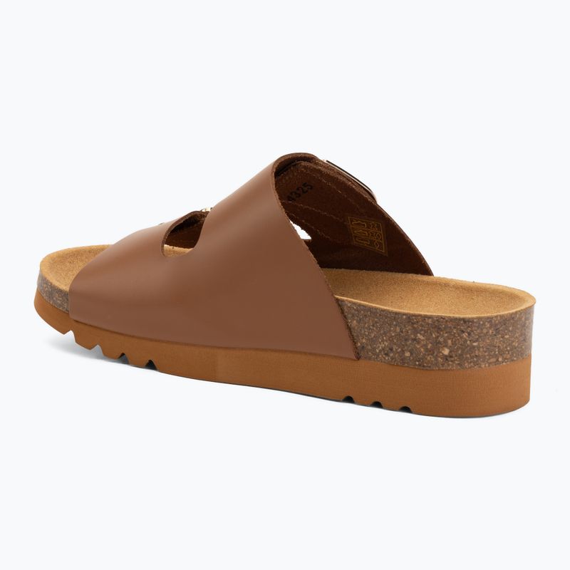 Dámske šľapky Scholl Montery 2 Straps Ad Med cognac 3
