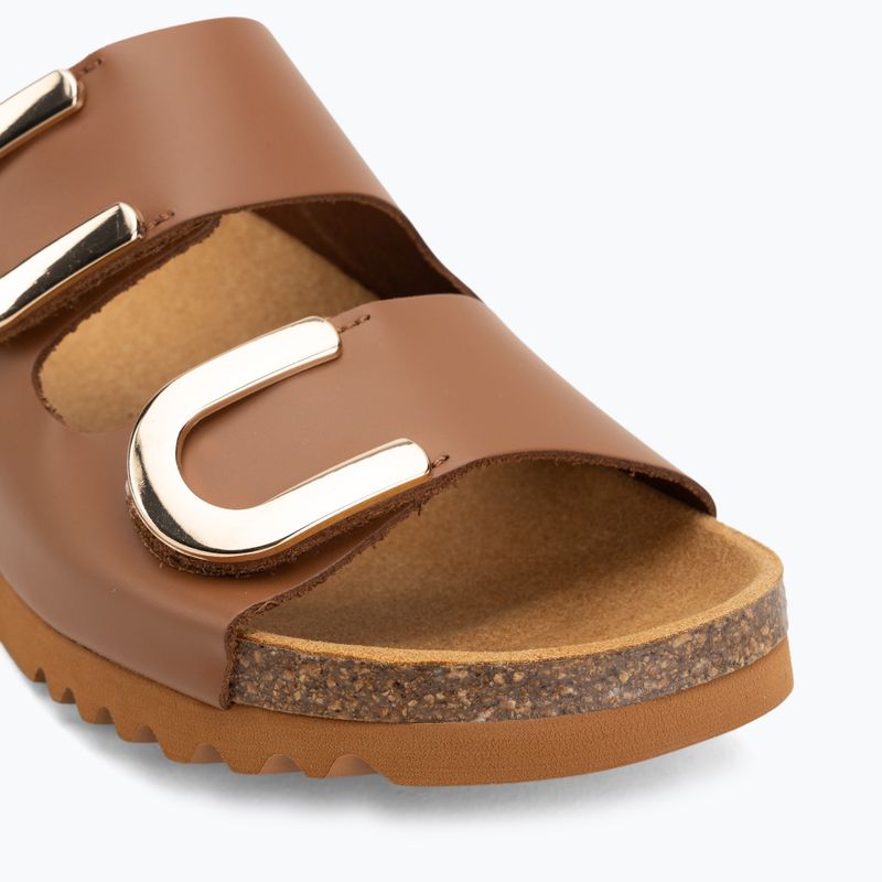 Dámske šľapky Scholl Montery 2 Straps Ad Med cognac 7