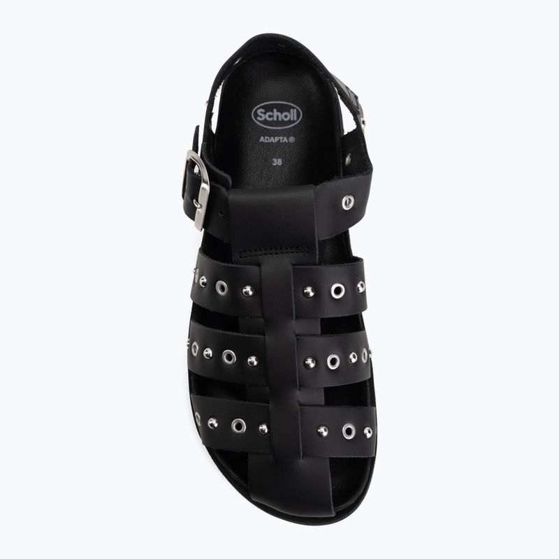 Dámske sandále Scholl Beatriz Fisherman Ring Leather black 5