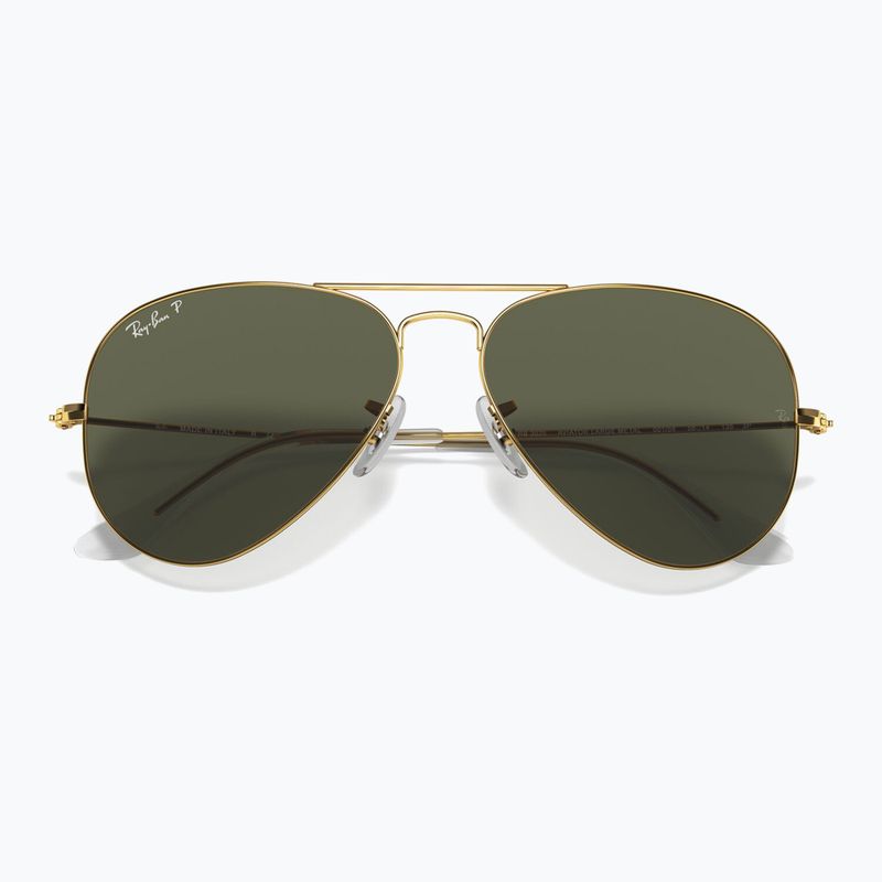 Slnečné okuliare Ray-Ban Aviator Classic arista gold/green g-15 polarized 3