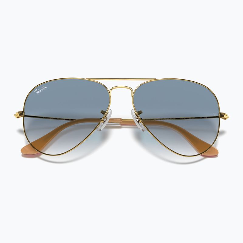 Slnečné okuliare Ray-Ban Aviator Classic arista gold/light blue 3