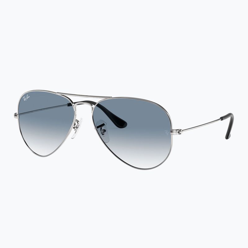 Slnečné okuliare Ray-Ban Aviator Classic silver/light blue 4