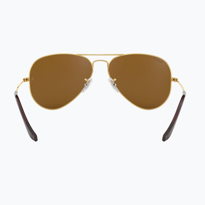 Slnečné okuliare Ray-Ban Aviator Classic arista gold/brown polarized 5