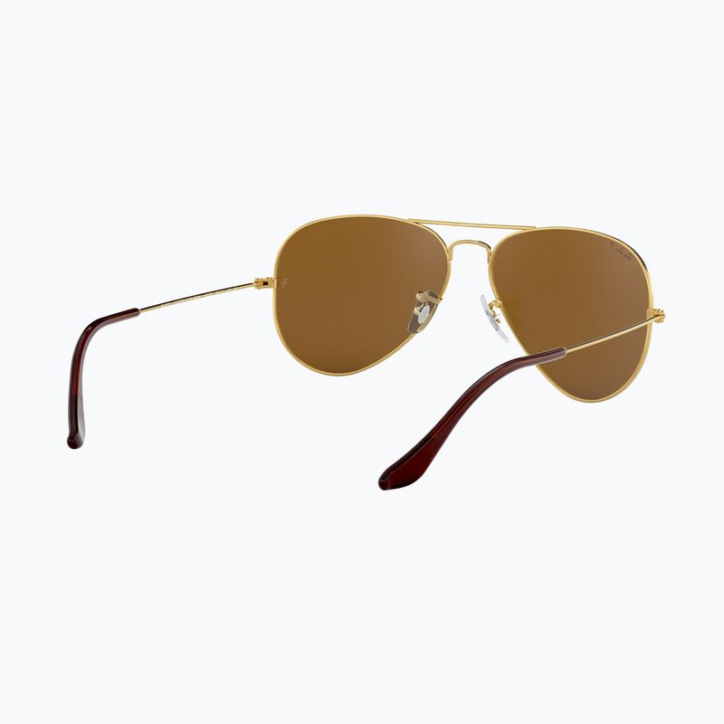 Slnečné okuliare Ray-Ban Aviator Classic arista gold/brown polarized 6