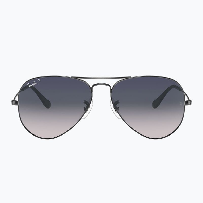 Slnečné okuliare Ray-Ban Aviator Classic gunmetal/blue polarized 2