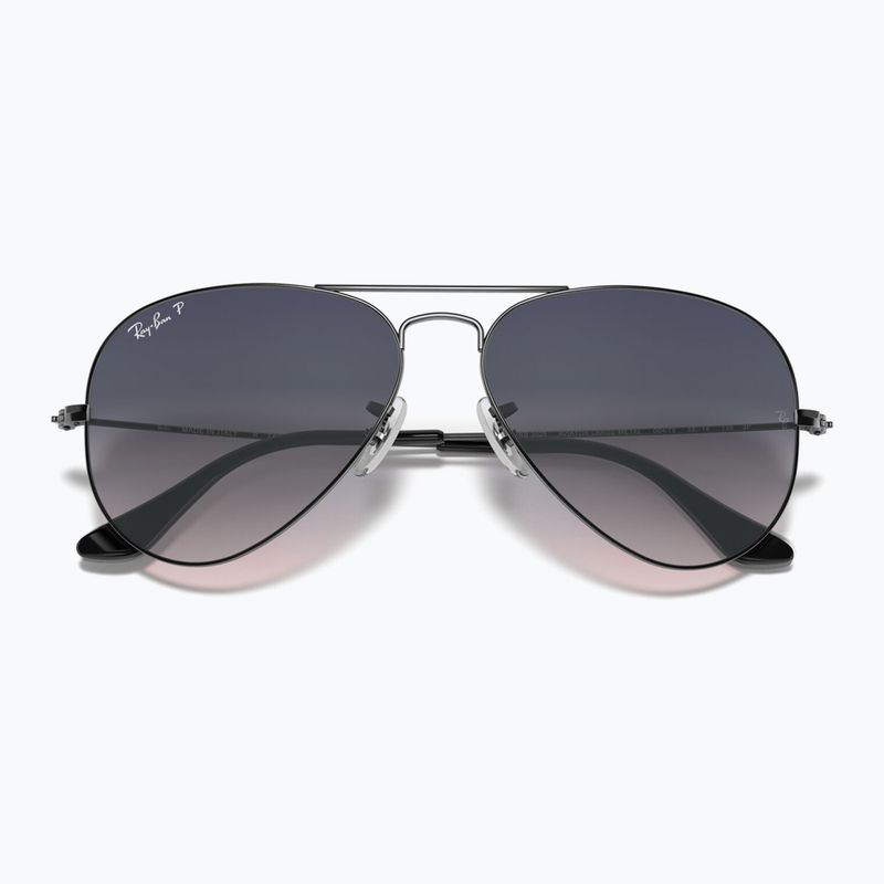 Slnečné okuliare Ray-Ban Aviator Classic gunmetal/blue polarized 3