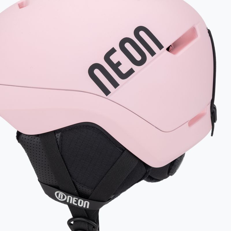 Lyžiarska prilba Neon Summit light pink/black 7