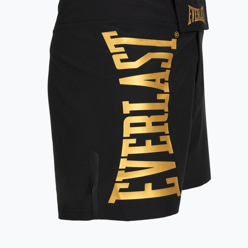 Tréningové šortky Everlast MMA black/gold 4