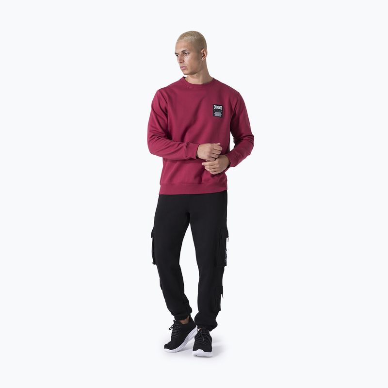 Pánska mikina Everlast Neutrals Crewneck bordeaux 2