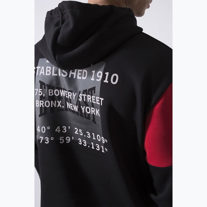 Pánska mikina Everlast Streetwear Black/red 5