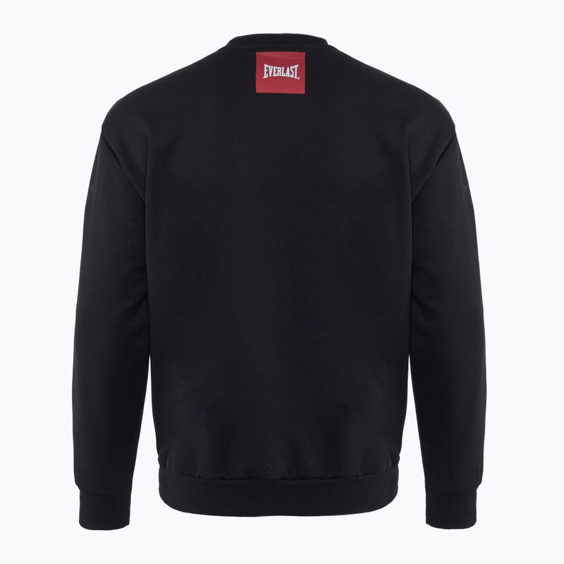 Pánska mikina Everlast Streetwear Crewneck black/red 2