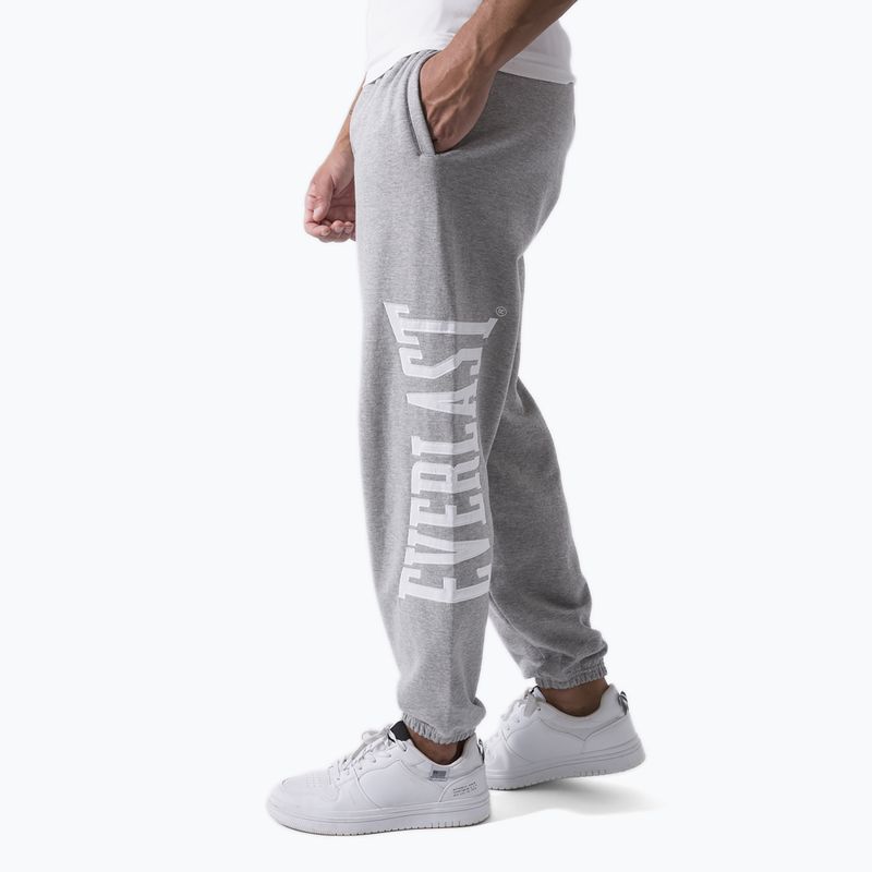 Pánske tréningové nohavice Everlast Exclusive grey/melange 4