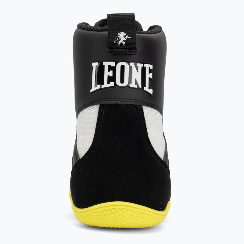 Boxerské topánky LEONE 1947 Premium Boxing black/lime/black/lime 6
