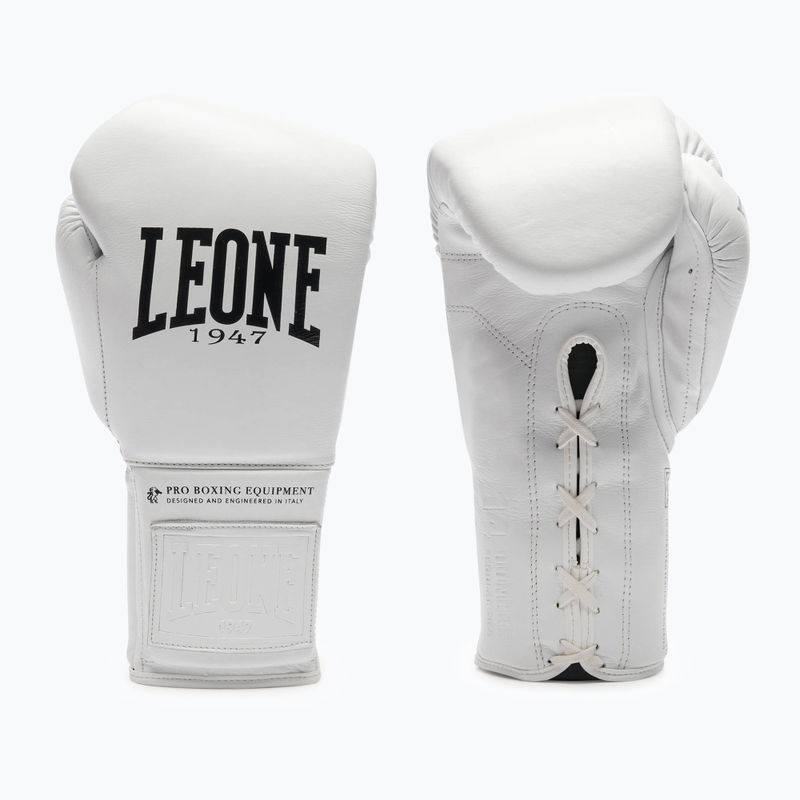 Boxerské rukavice LEONE 1947 The Greatest white
