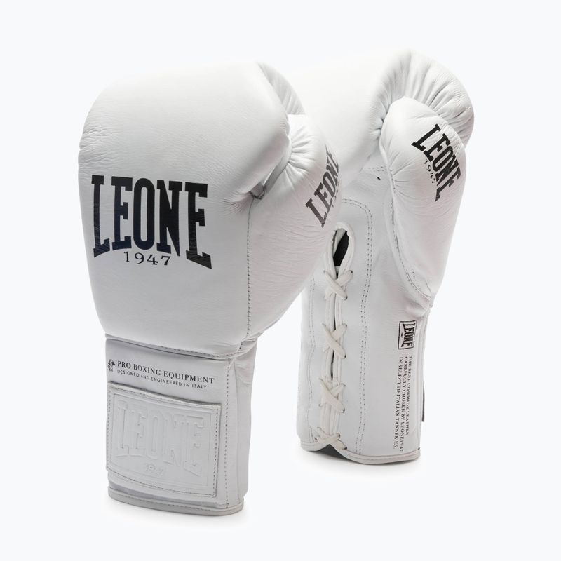 Boxerské rukavice LEONE 1947 The Greatest white
