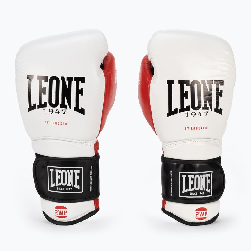 LEONE 1947 Il Tecnico N3 boxerské rukavice biele GN113