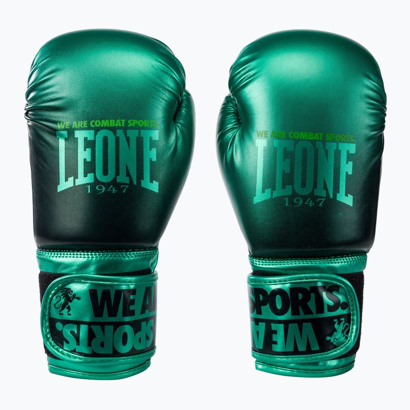 LEONE 1947 Stínované zelené boxerské rukavice GN328