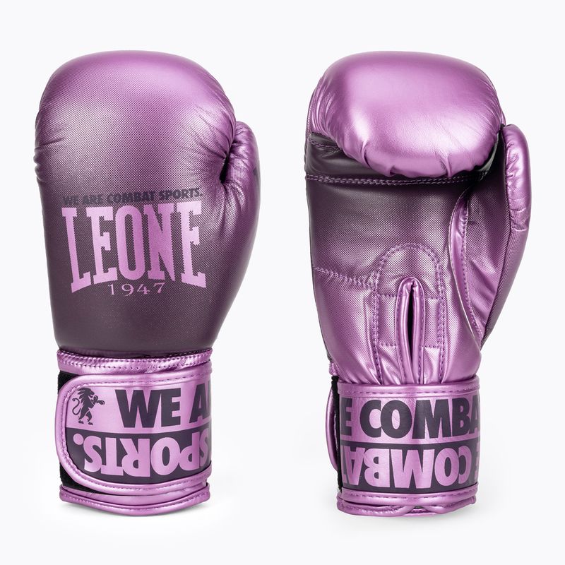 LEONE 1947 Fialové boxerské rukavice v tieni GN328 3