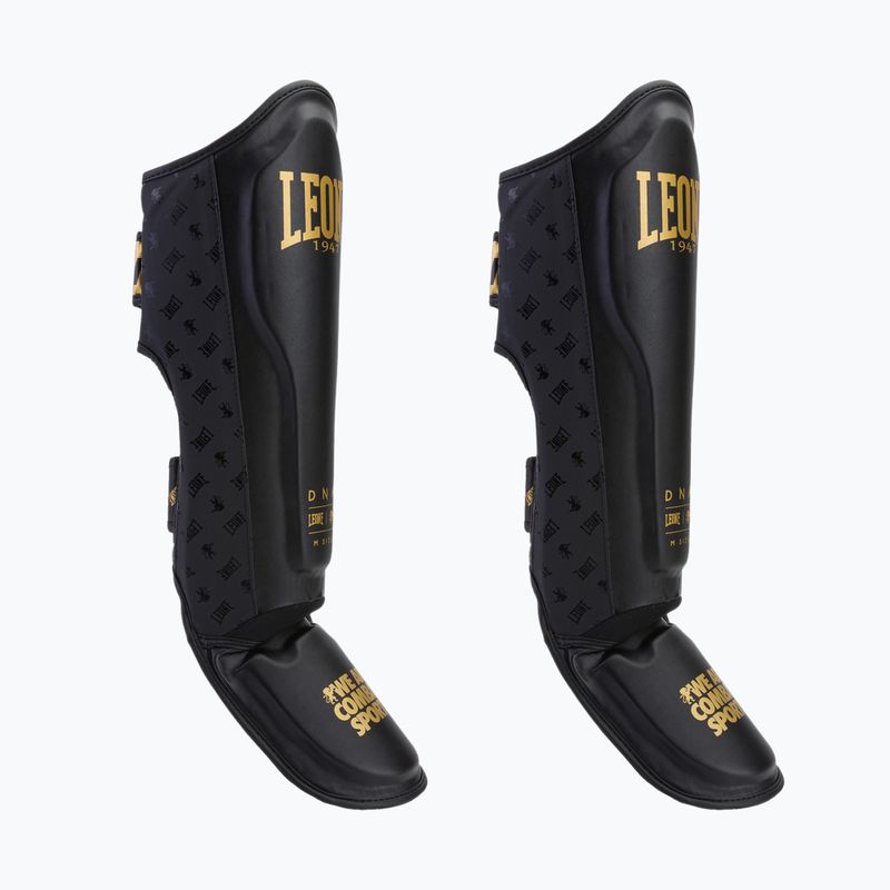 Chrániče holení Leone Dna tibia protectors black PT177