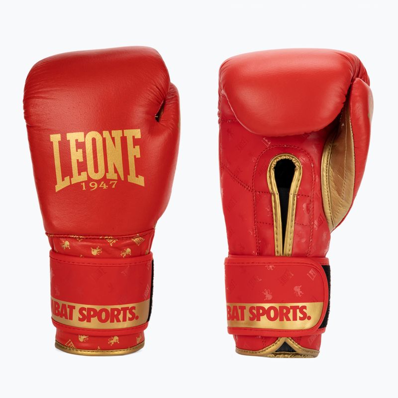 Boxerské rukavice LEONE 1947 Dna rosso/red