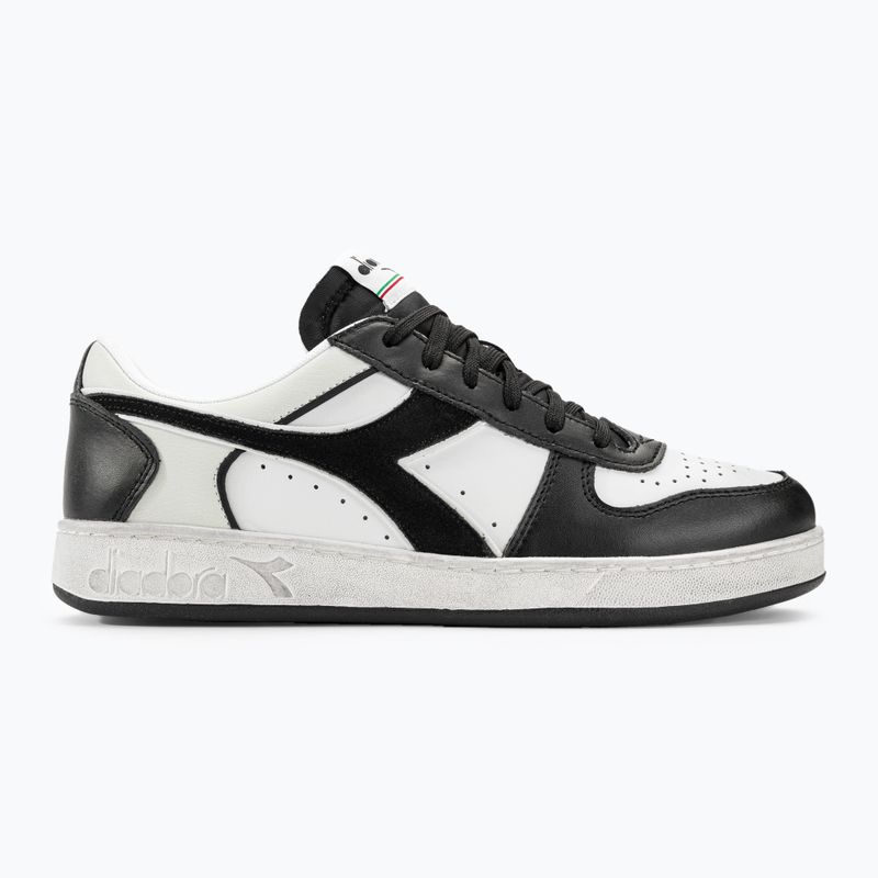 Topánky Diadora Magic Basket Low Icona Leather black/white 2