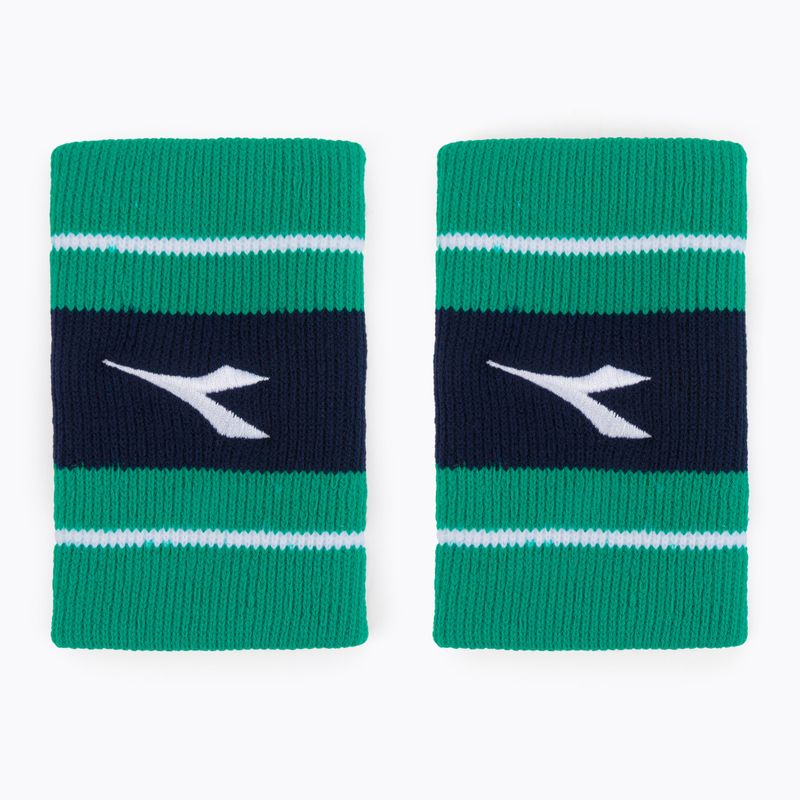 Zápästné obväzy Diadora Wristbands Wide Logo 2 szt. zelené DD-13.179117-7134 2
