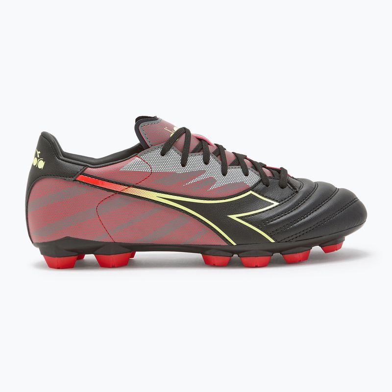 Pánske kopačky Diadora Brasil Elite Veloce R LPU čierno-červené DD-101.179181-D0136-39 10