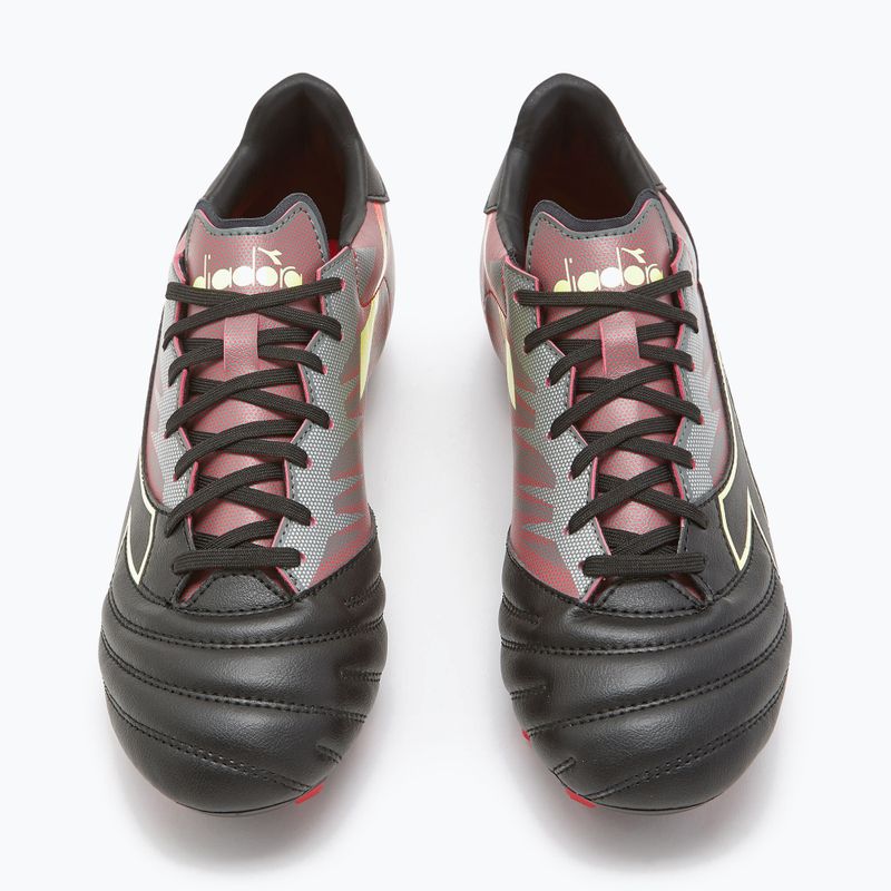 Pánske kopačky Diadora Brasil Elite Veloce R LPU čierno-červené DD-101.179181-D0136-39 12