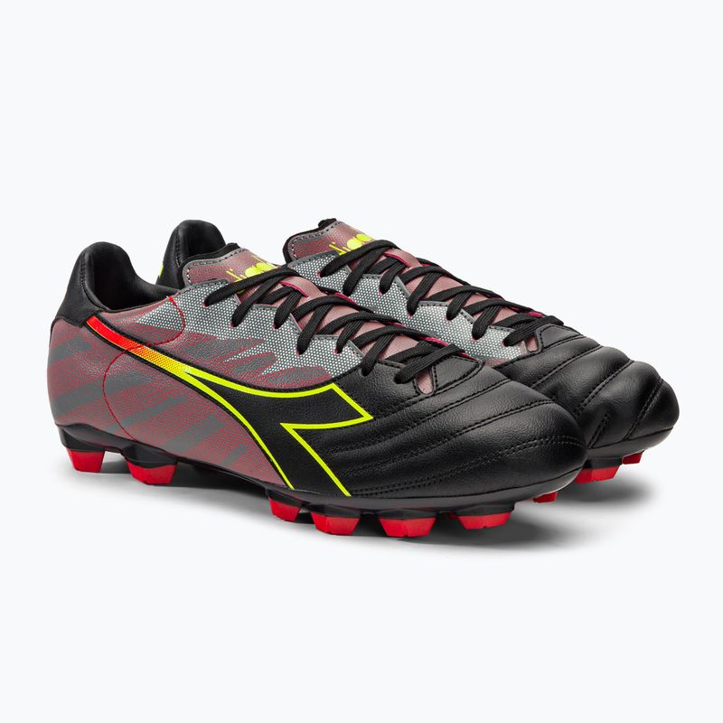 Pánske kopačky Diadora Brasil Elite Veloce R LPU čierno-červené DD-101.179181-D0136-39 4