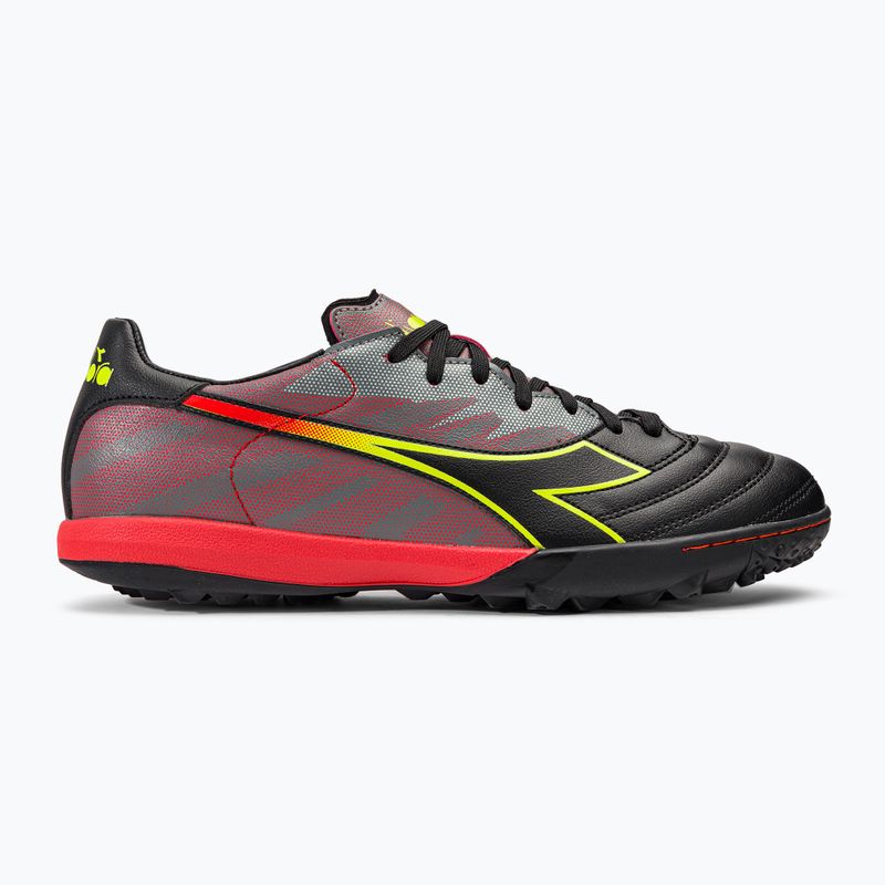 Pánske kopačky Diadora Brasil Elite Veloce R TFR čierno-červené DD-101.179182-D0136-40 2