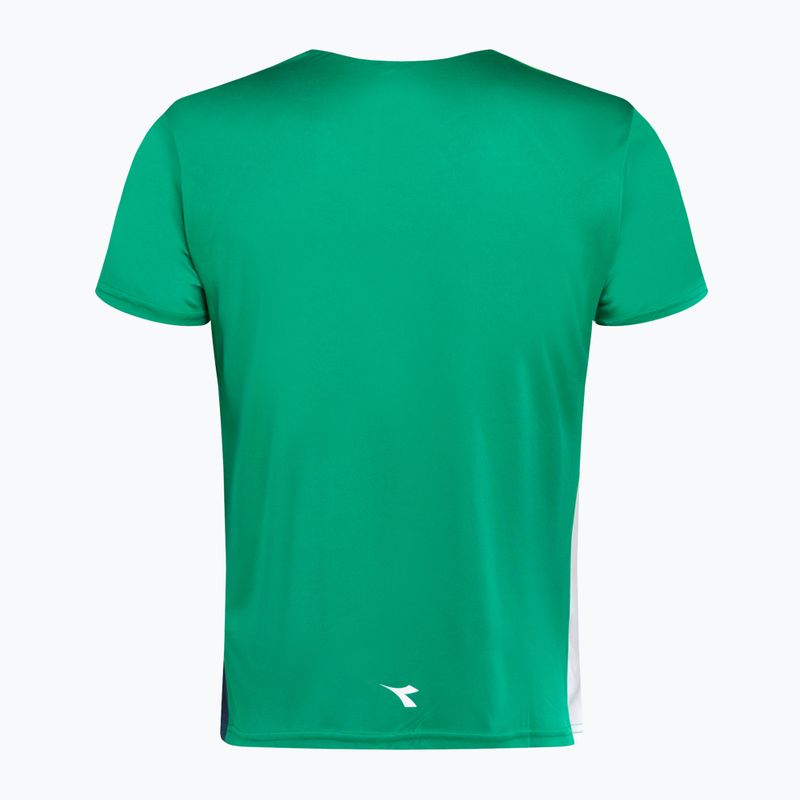 Pánske tenisové tričko Diadora SS TS zelené DD-12.179124-7134 2