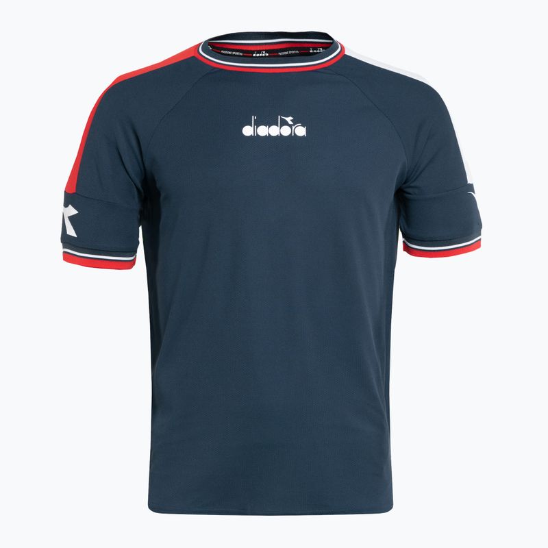 Pánske tenisové tričko Diadora Icon SS TS modré DD-12.179126-663