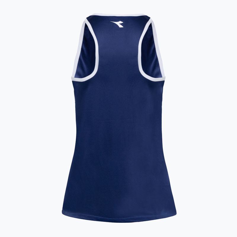 Dámske tenisové tričko Diadora Core Tank modré DD-12.179174-613 2