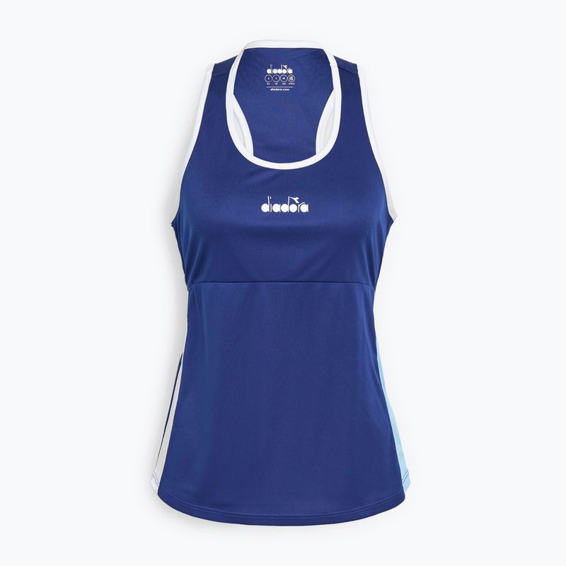 Dámske tenisové tričko Diadora Core Tank modré DD-12.179174-613 4