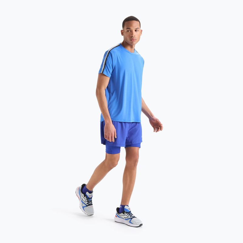 Pánske bežecké šortky Diadora Double Layer Bermuda Be One modré DD-102.179162-60050 3